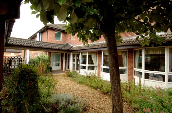 Shaftesbury Place - outside view of care home