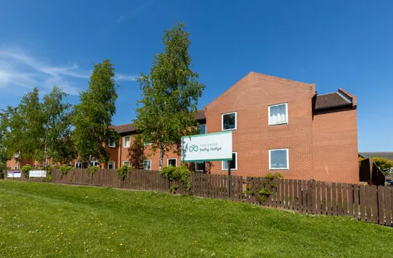 Holly Lodge Care Home - outside view of care home