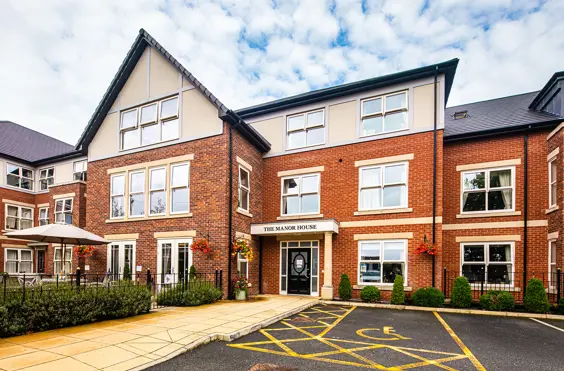The Manor House Knaresborough - outside view of care home