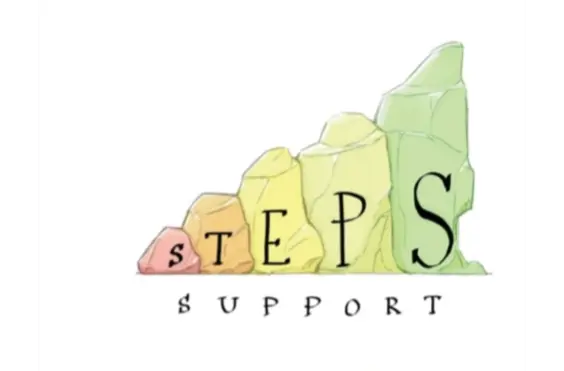 Steps Support - A company logo
