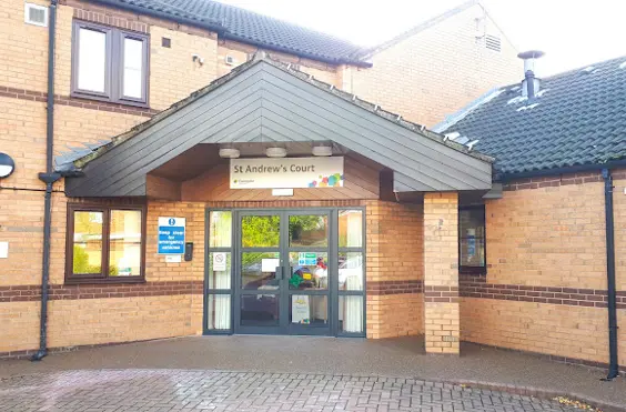 St Andrew's Court - outside view of care home