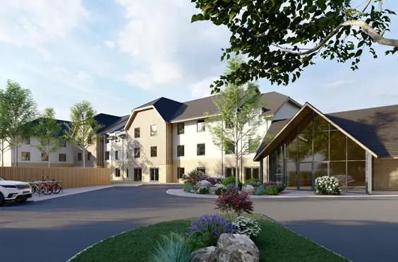 Grand View Care Home - outside view of care home