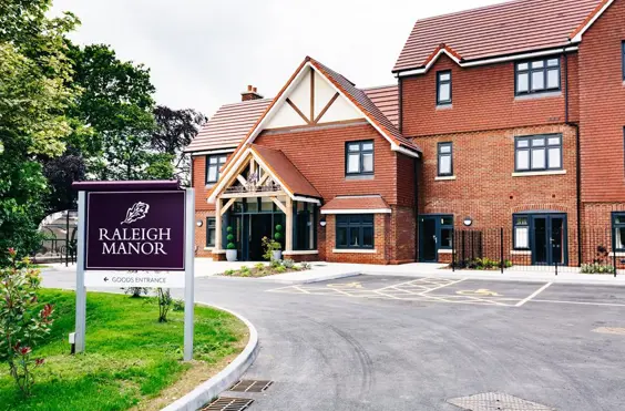 Raleigh Manor Care Home - outside view of care home