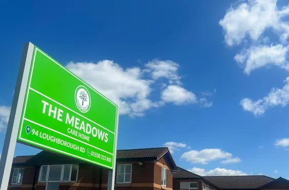 The Meadows Care Home - outside view of care home