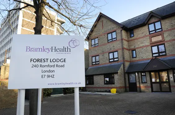 Forest Lodge Care Home - outside view of care home