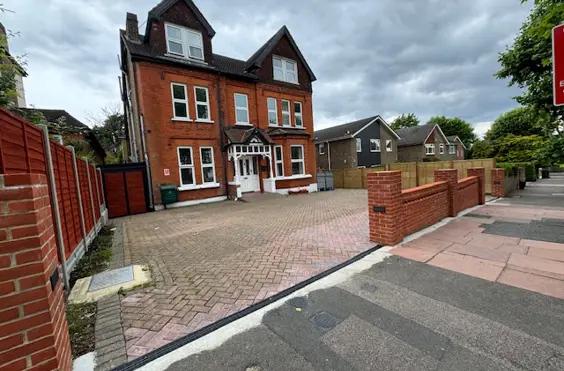 Oak Lodge Care Home - outside view of care home