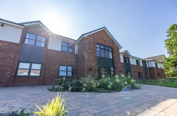 Brook Lodge Care Home - outside view of care home