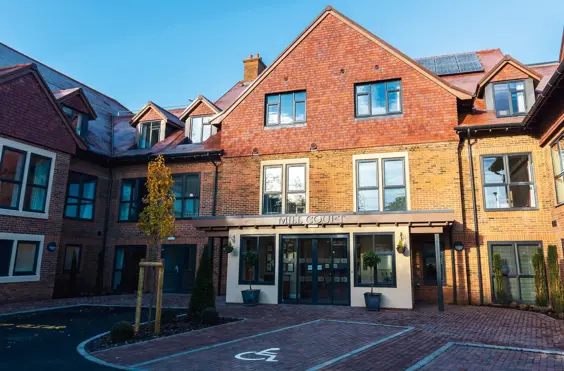 Mill Court Care Home - outside view of care home