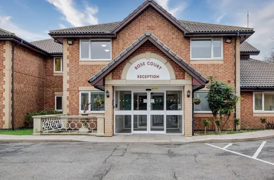 Rose Court Care Home - An outside view of the home