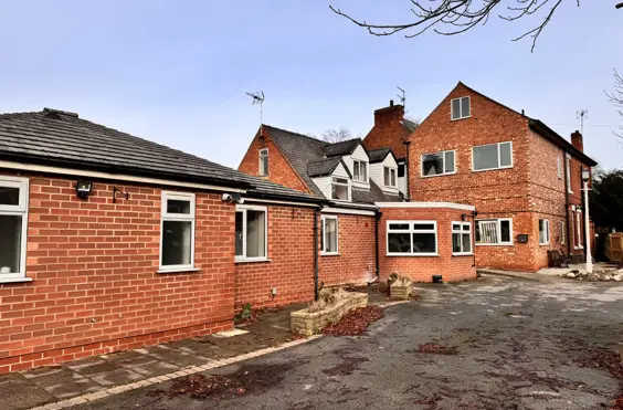 Arch 169 - An outside view of the home