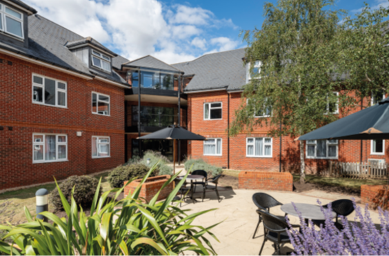 Wing View - outside view of care home