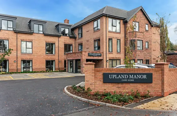 Upland Manor Care Home - An outside view of the home