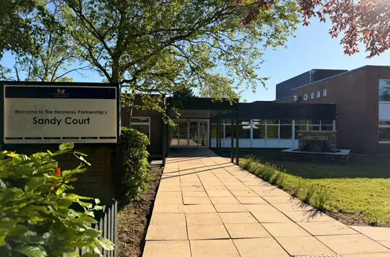 Sandy Court - An outside view of the home