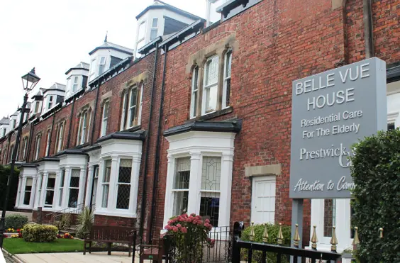 Belle Vue House - outside view of care home
