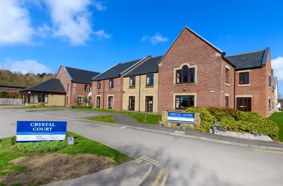Crystal Court - outside view of care home