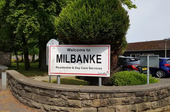 Milbanke Home for Older People - outside view of care home
