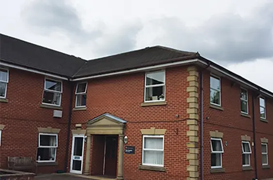 Priory Gardens - outside view of care home