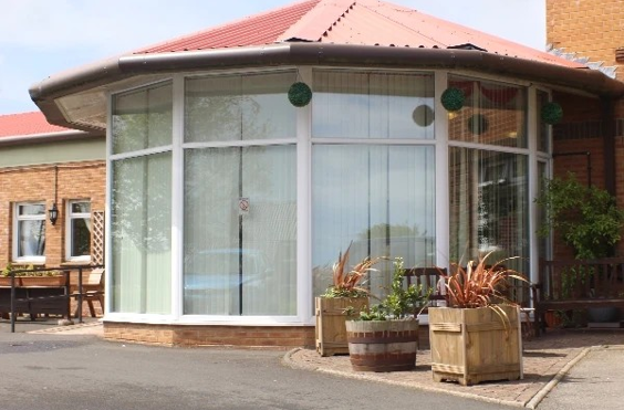 Yohden Hall Care Complex - outside view of care home