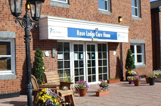Rose Lodge - outside view of care home