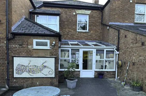 Cherry Trees - An outside view of the home