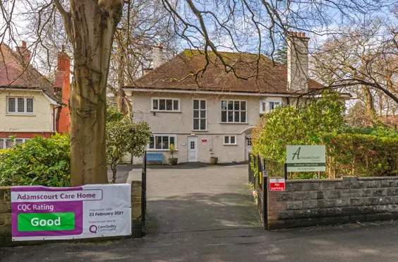 Adamscourt Residential Care Home - outside view of care home