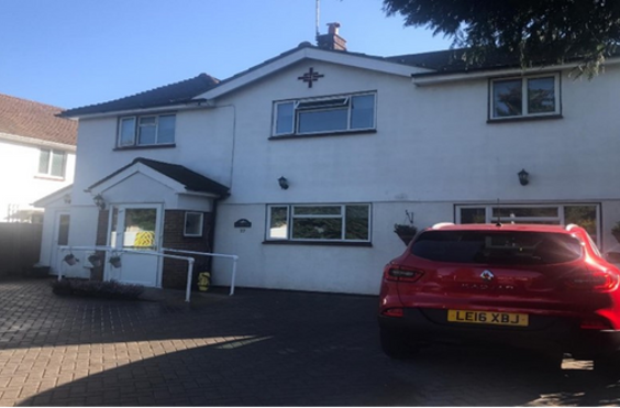 The Rowans - outside view of care home