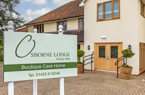 Osborne Lodge Rest Home - outside view of care home