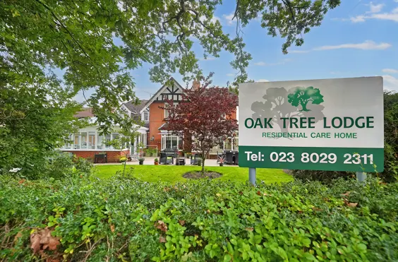 Oak Tree Lodge - outside view of care home
