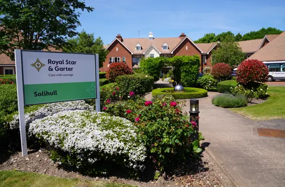 The Royal Star & Garter Homes - Solihull - outside view of care home