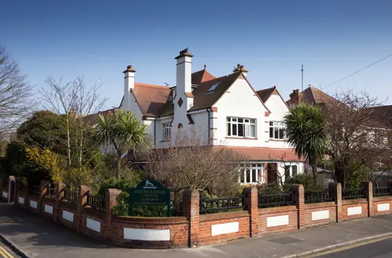 Spring Lodge - outside view of care home