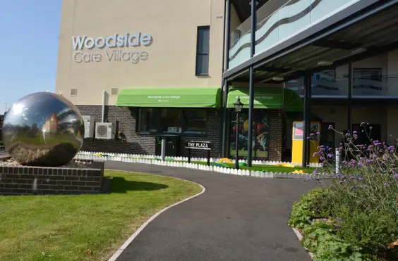 Woodside Care Village - outside view of care home