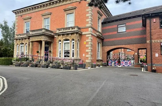 Poplars Nursing and Residential Care Home - outside view of care home