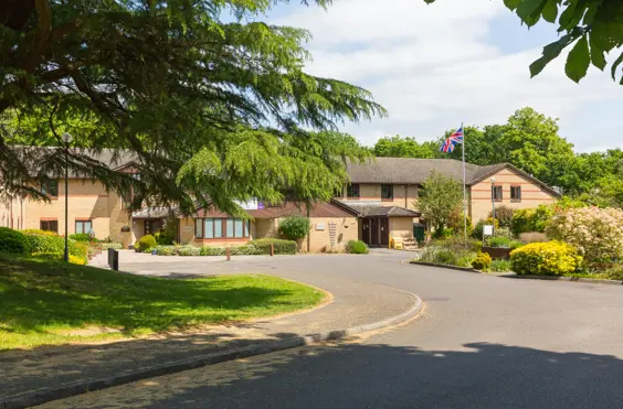 Woodland Hall - outside view of care home