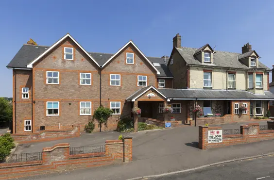 The Lodge Care Home - outside view of care home