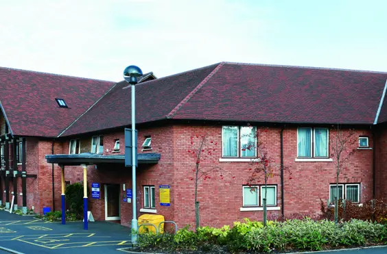 Ledbury Intermediate Care Unit - outside view of care home
