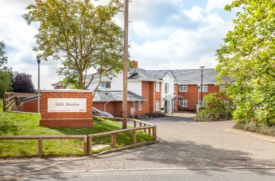 Mills Meadow - outside view of care home