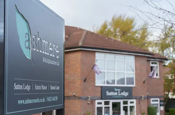 Sutton Lodge - outside view of care home