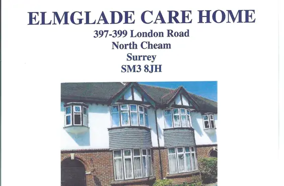 Elmglade Residential Home - outside view of care home