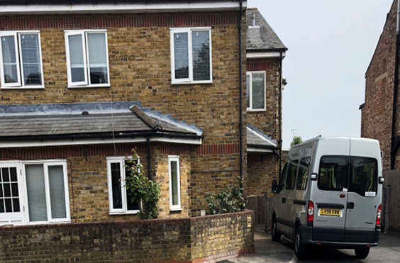 Walsingham Support - 30 & 32 Church Lane - outside view of care home