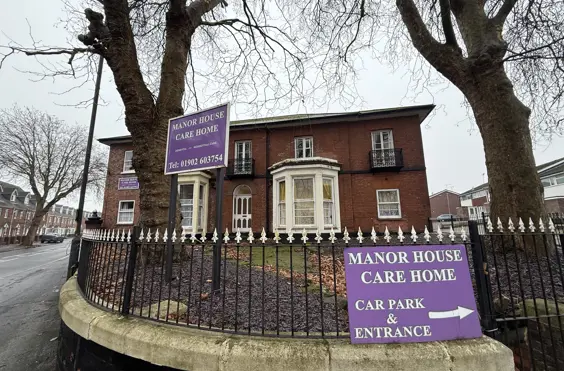 Manor House Residential Home - outside view of care home